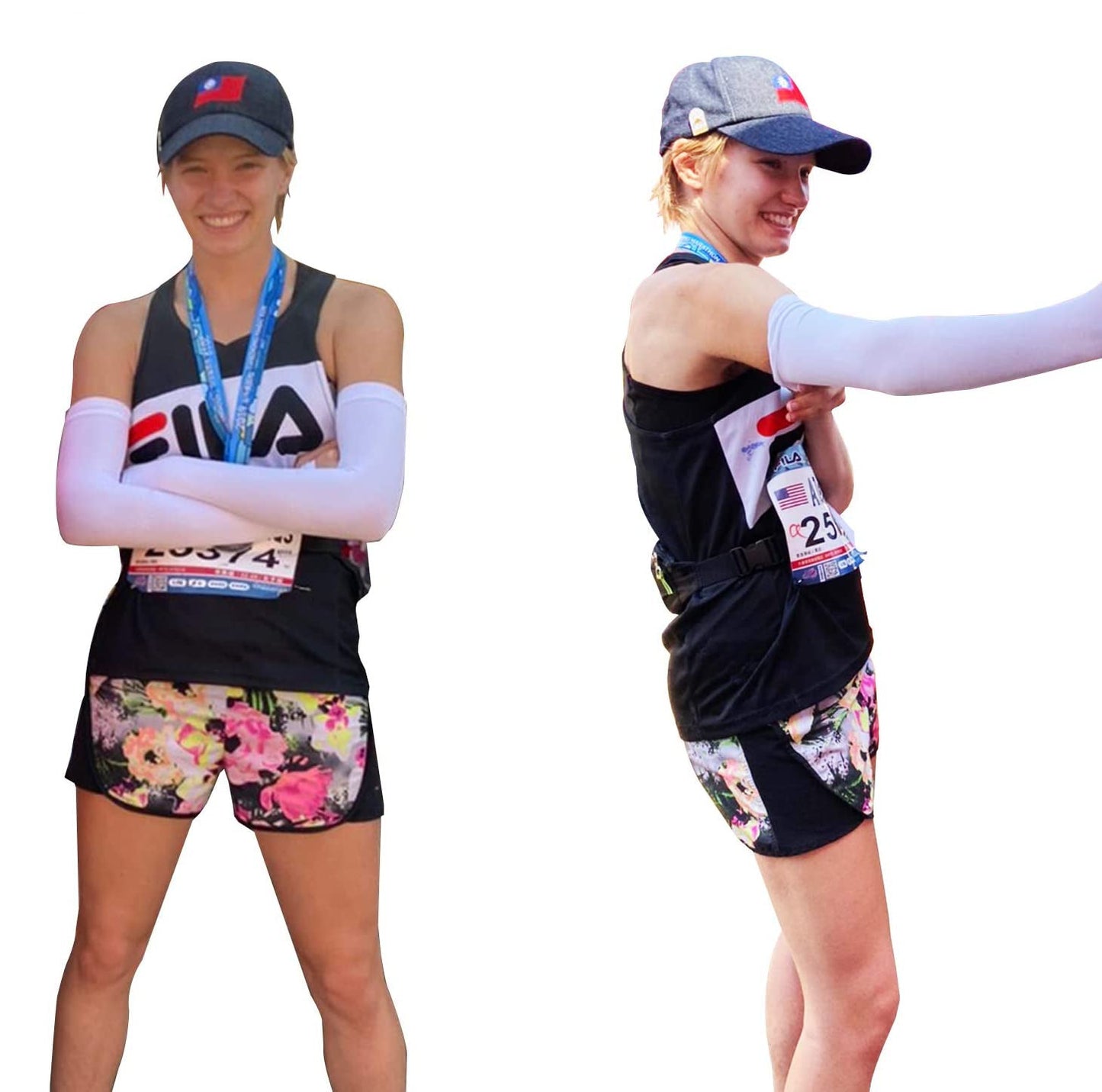 Custom Sun Sleeves Logo Printed Arm Guards Promotional Protective Arm Sleeves One Size Fits All