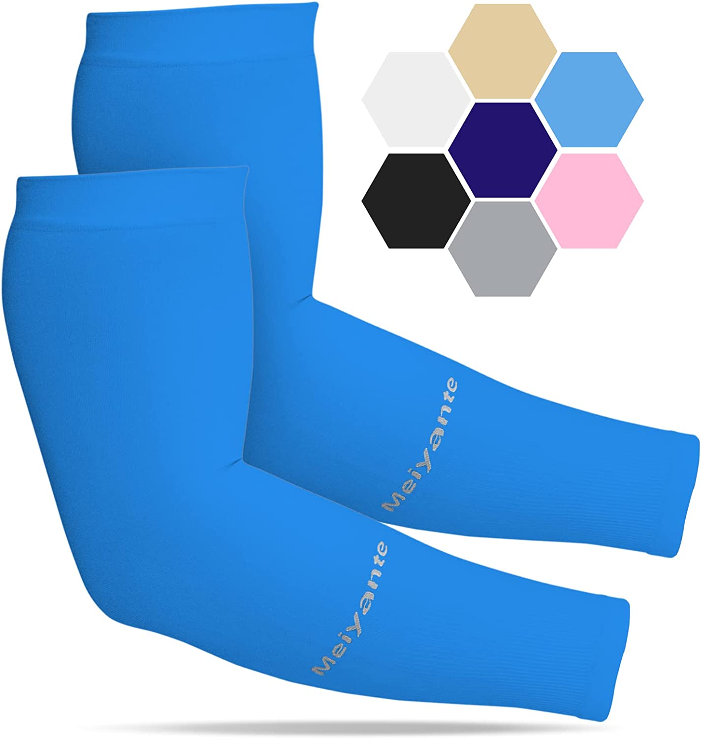 Custom Sun Sleeves Logo Printed Arm Guards Promotional Protective Arm Sleeves One Size Fits All