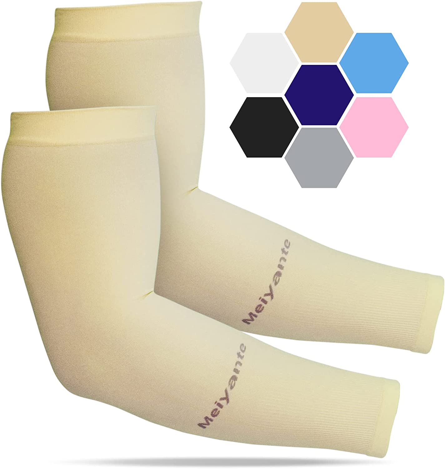 Custom Sun Sleeves Logo Printed Arm Guards Promotional Protective Arm Sleeves One Size Fits All