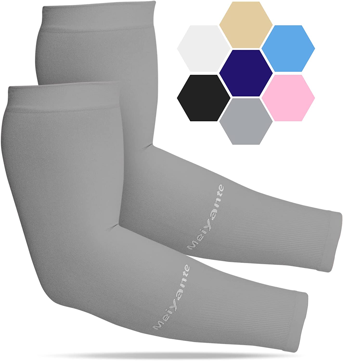 Custom Sun Sleeves Logo Printed Arm Guards Promotional Protective Arm Sleeves One Size Fits All
