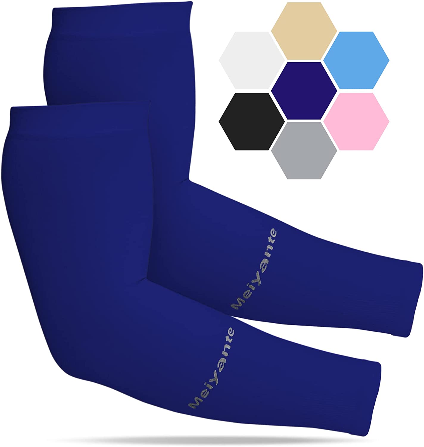 Custom Sun Sleeves Logo Printed Arm Guards Promotional Protective Arm Sleeves One Size Fits All