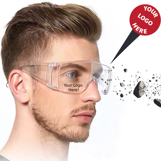 Custom logo Safety Over Virus Protection Glasses Goggles