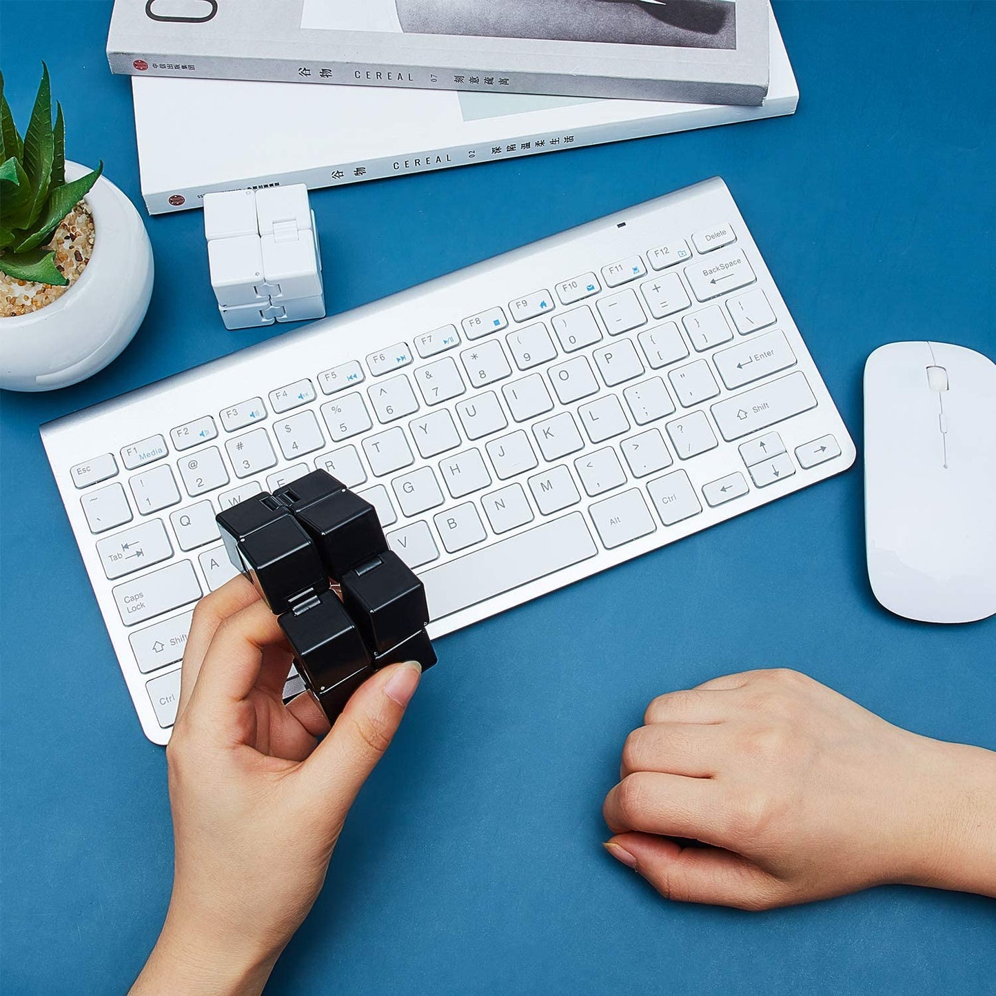 Custom Logo Infinity Cube, Promotional Fidget Cube Printed With Your logo