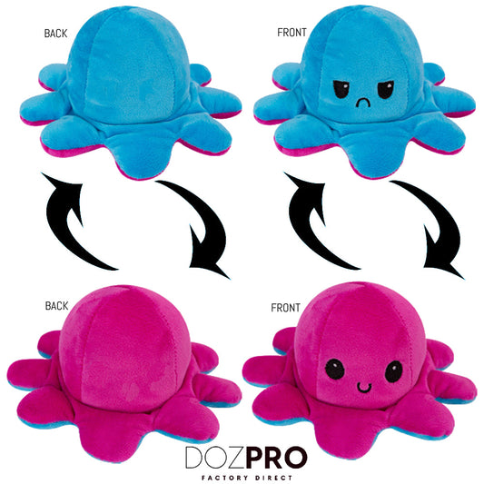 Custom Logo Reversible Octopus, Promotional Flip Mood Octopus