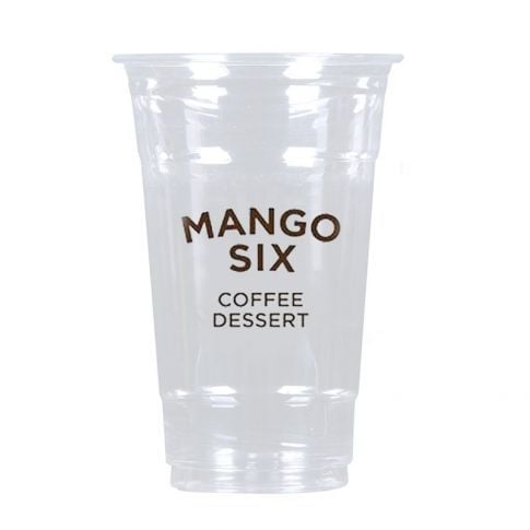 Custom Plastic Cups With Top In All Sizes, Logo Printed Promotional Pet Plastic Cups Recyclable