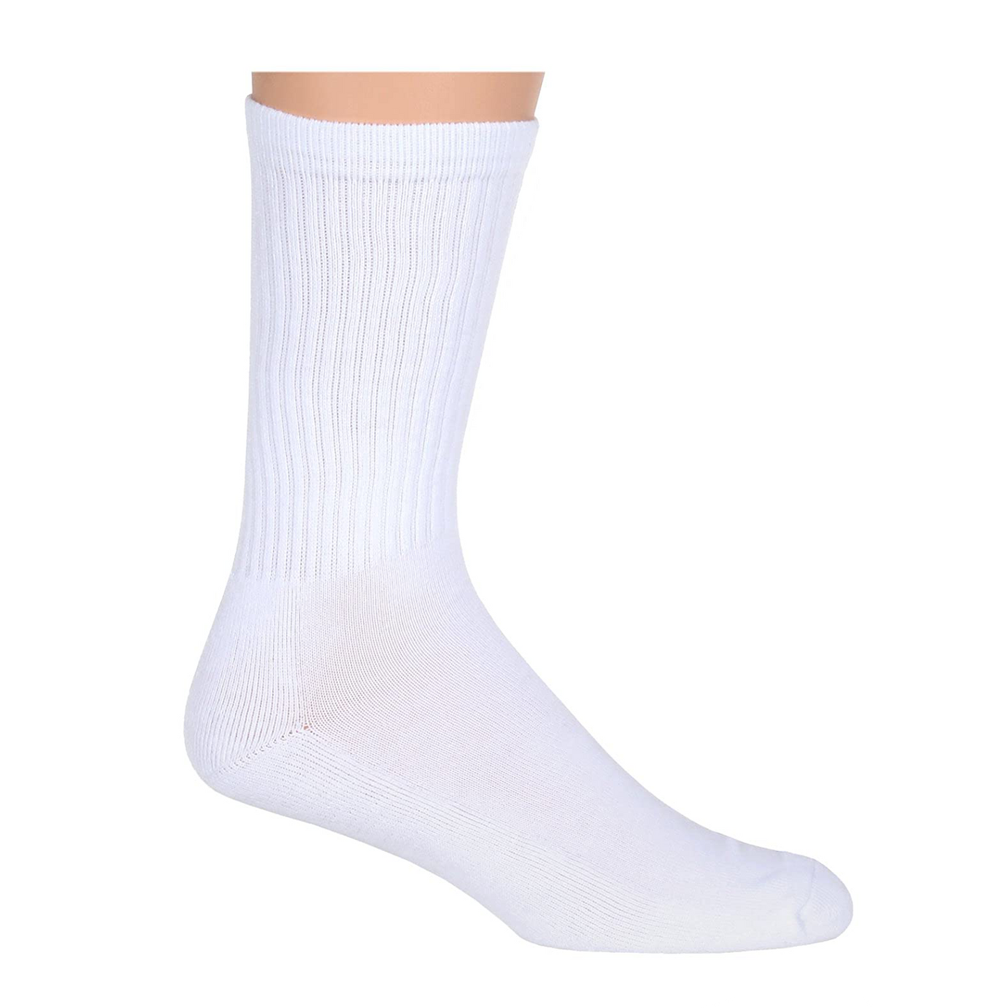 Custom Logo Crew Socks Promotional Black Or White Socks, One Size Fits All Crew Socks