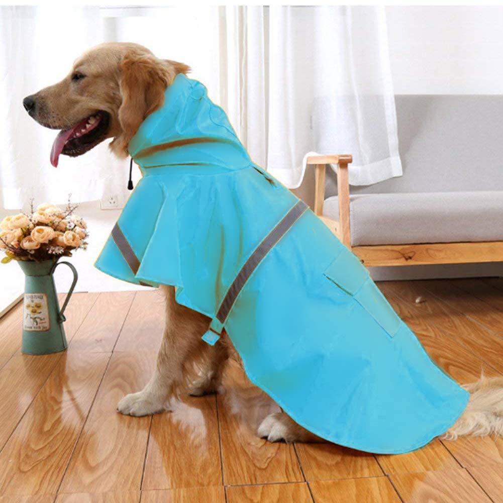 Waterproof Clothes Lightweight Rain Jacket Poncho with Strip Reflective