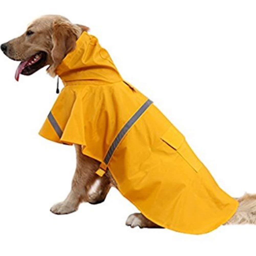 Waterproof Clothes Lightweight Rain Jacket Poncho with Strip Reflective