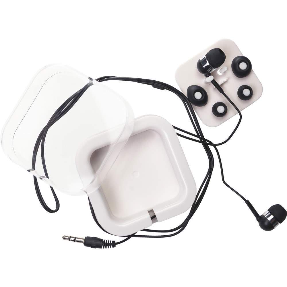 Custom Promotional Earbuds Colored In Square Case