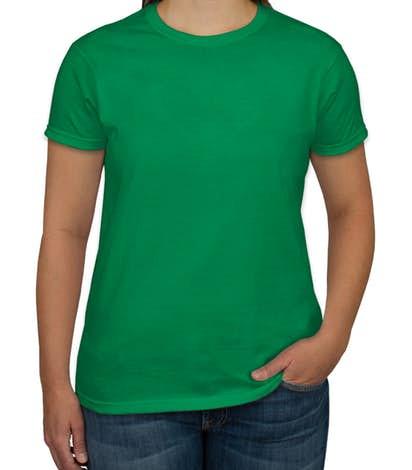 Custom Logo Ultra Cotton Crew Neck Woman's T‑shirts - All Colors