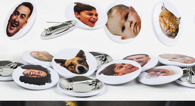 Custom Round Promotional Round Buttons For Promoting Your Business, Organization and Events