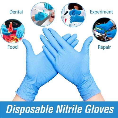 Wholesale Disposable Gloves, Blue Medical Grade Disposable 1000 Gloves Case