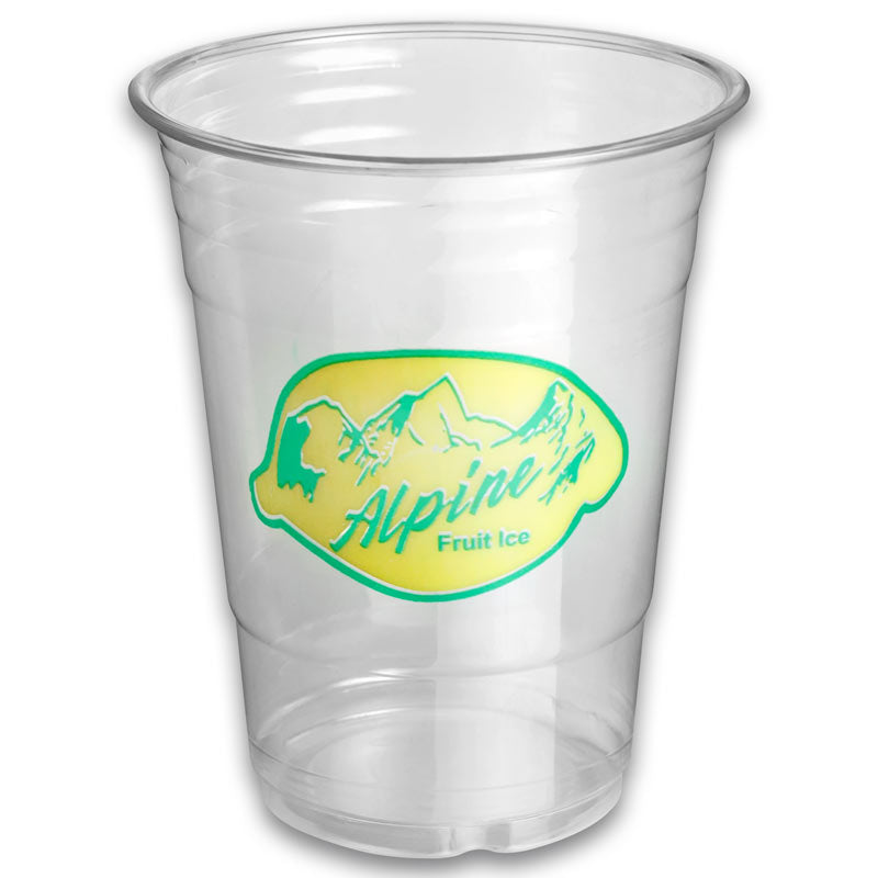 Custom Plastic Cups With Top In All Sizes, Logo Printed Promotional Pet Plastic Cups Recyclable