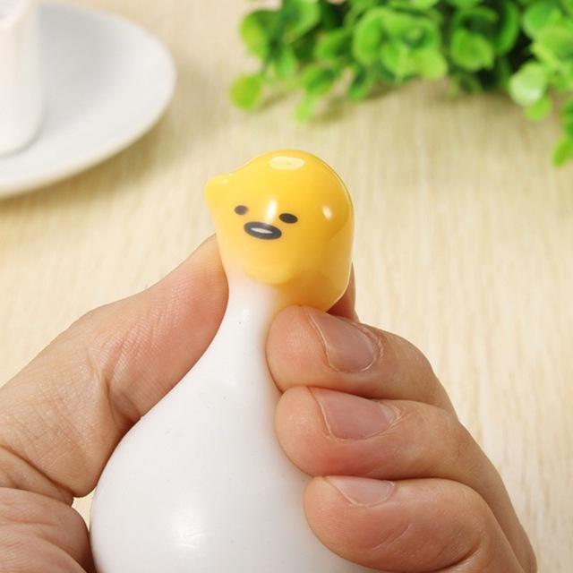 Bulk Medium Lazy Egg Yolk Squishy - 7cm