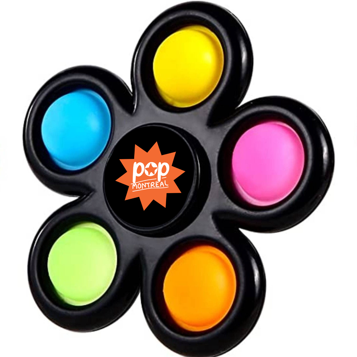Custom Pop Fidget Spinners, Promotional Pop It Fidget Spinner With Your Logo - HOT!