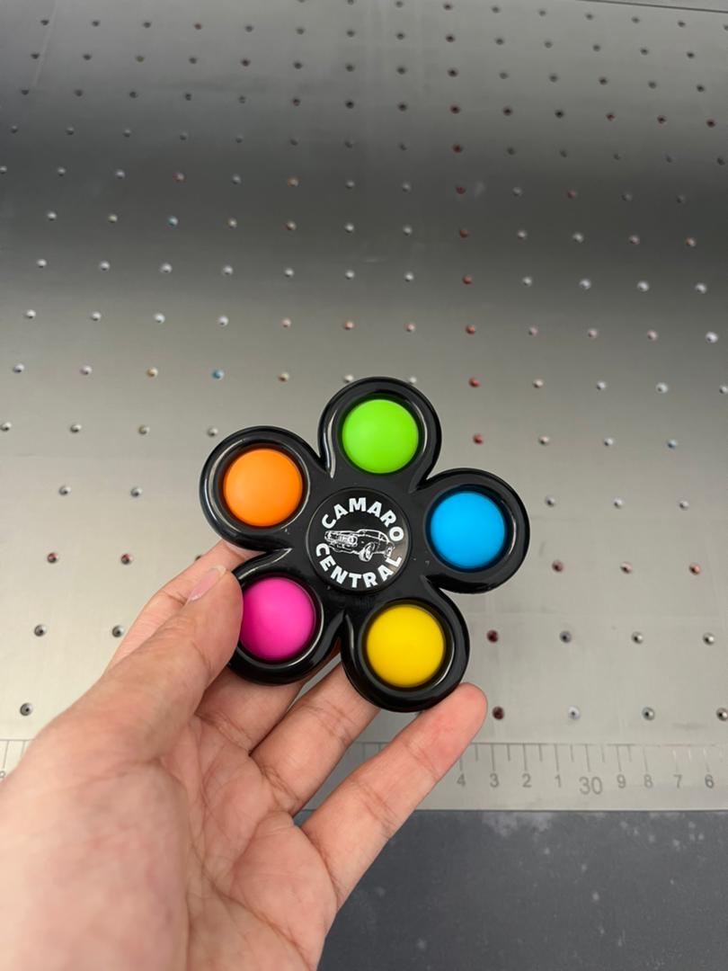 Custom Pop Fidget Spinners, Promotional Pop It Fidget Spinner With Your Logo - HOT!