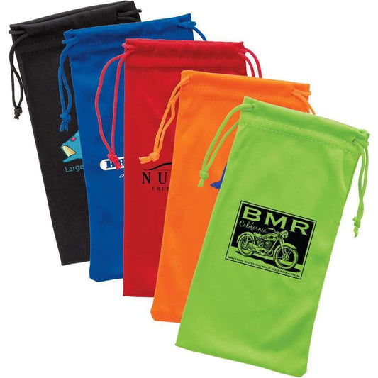 Custom Logo Sunglasses Microfiber Bags, Promotional Sunglass Pouches - HOT!
