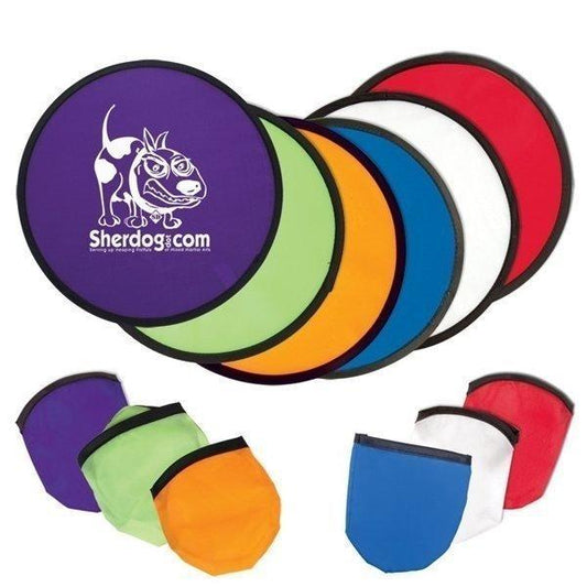 Custom Logo Foldable Frisbees Promotional  Folding Flyer Frisbees 10 Inch