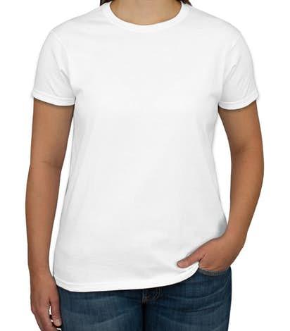 Custom Logo Ultra Cotton Crew Neck Woman's T‑shirts - All Colors