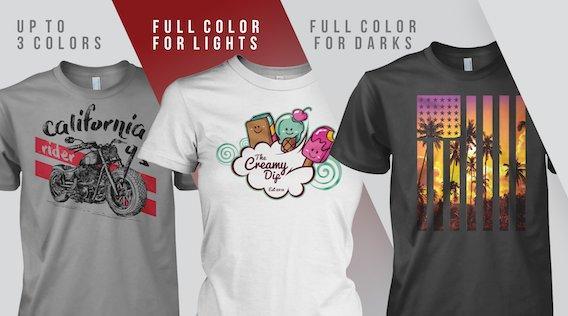 Promotional Custom Heat Transfer For Blank Apparel