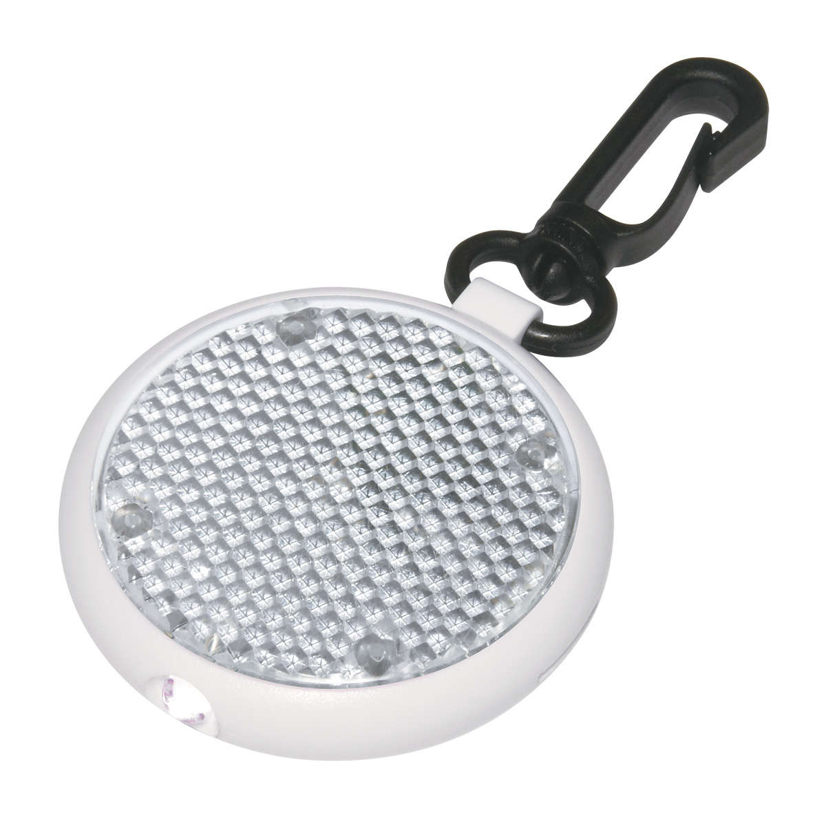 Custom Logo Dual Function Led Blinking Keychain Light