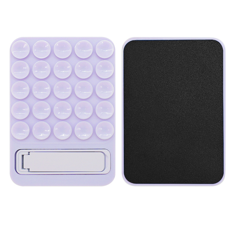 Custom Logo Silicone Suction Cup Phone Stand – Portable Folding Phone Holder