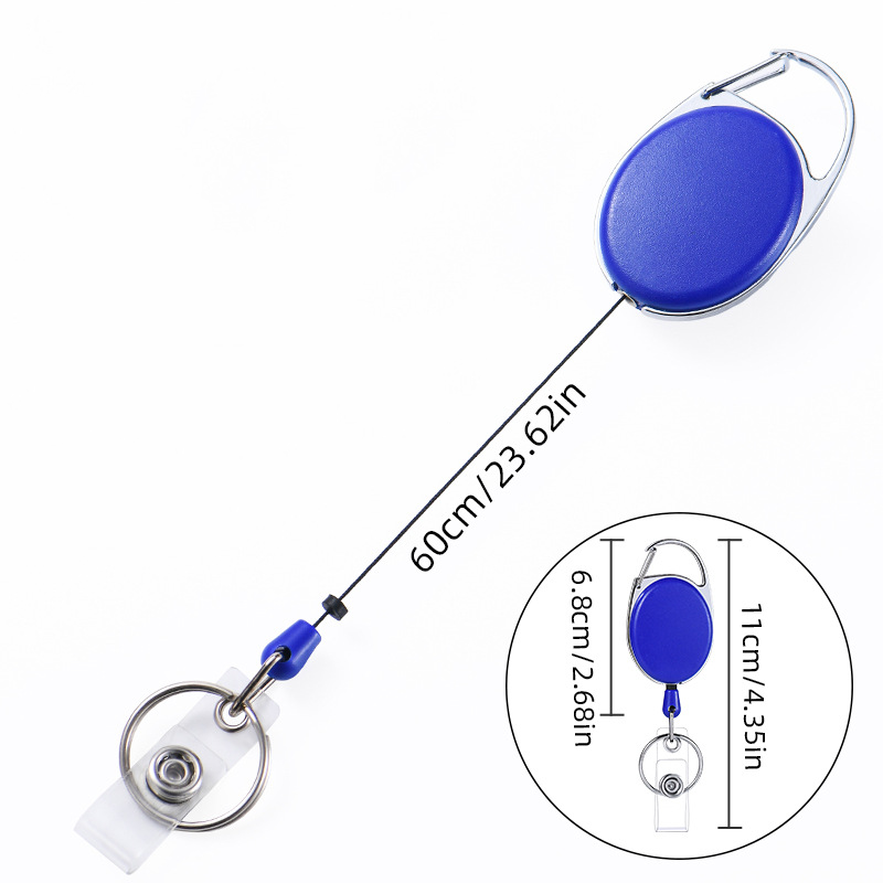 Custom Logo Retractable Badge Reel – Personalized ID Holder Keychain