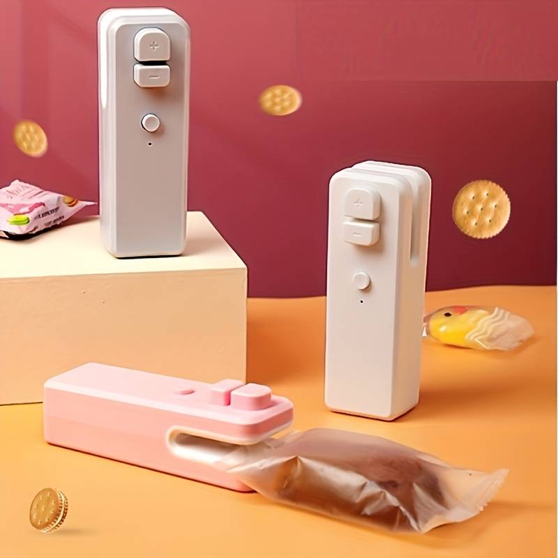 Custom Logo Mini Household Vacuum Sealing Machine: Keep Snacks Fresh & Portable For On-the-Go