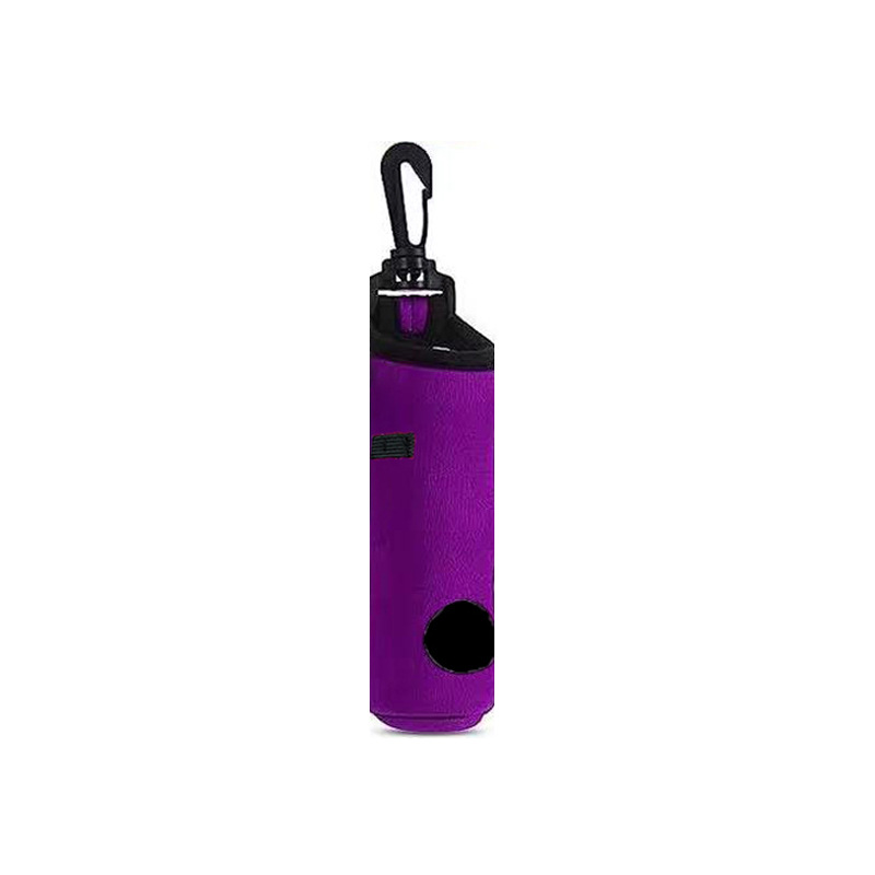Custom Logo Golf Ball Holder Pouch with Clip & Tee Holder