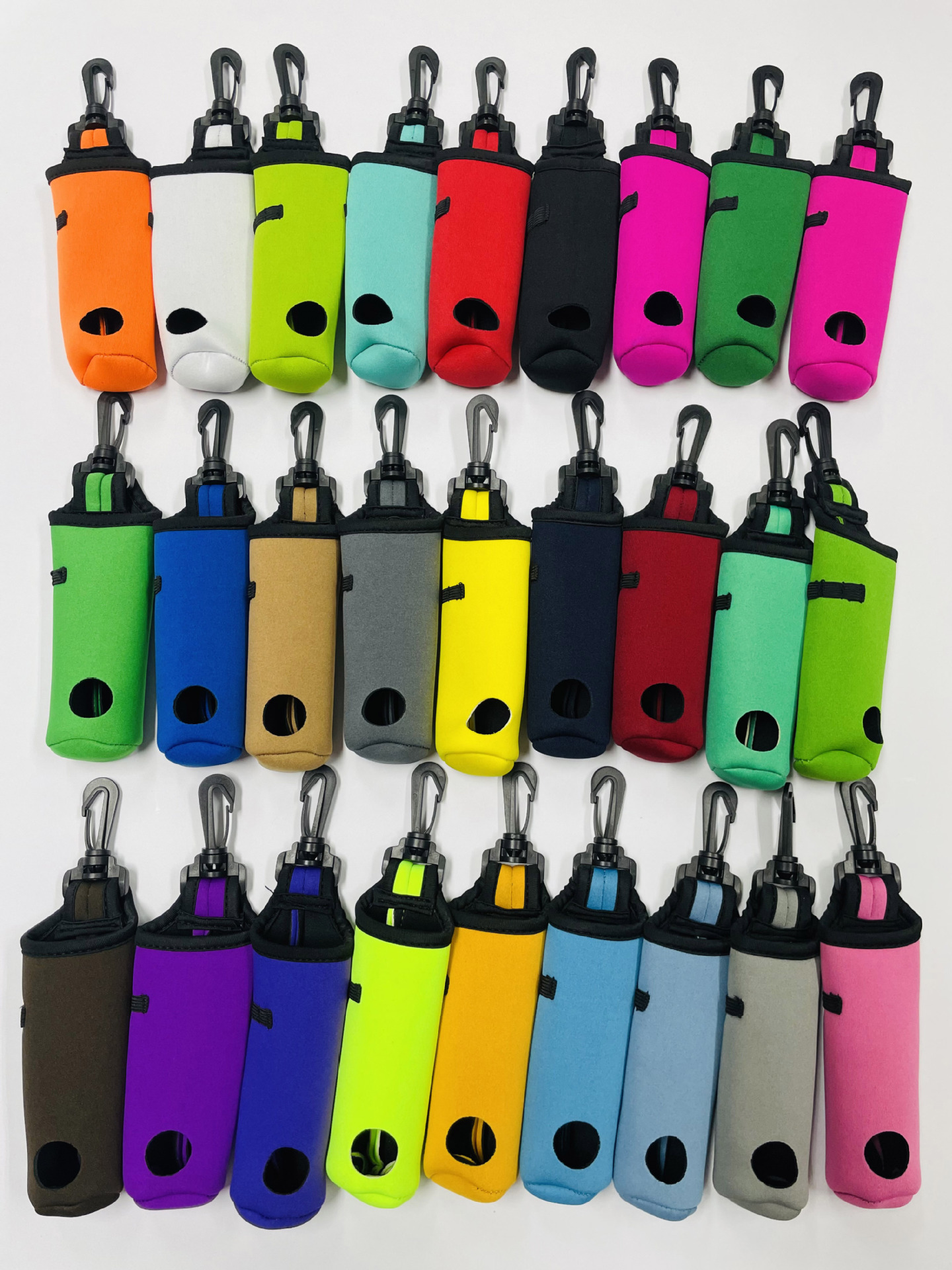 Custom Logo Golf Ball Holder Pouch with Clip & Tee Holder