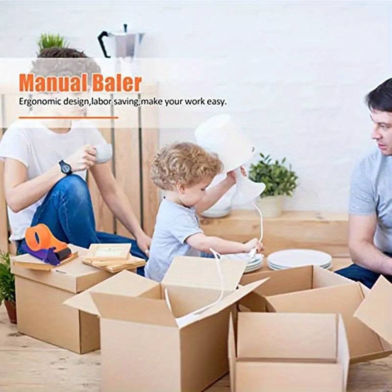 Custom Logo Portable Packing Tape Dispenser, Ergonomic Tape Gun, Shipping Moving Mailing Box Sealing Carton Packaging
