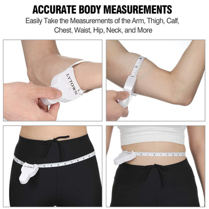 Promotional Custom Logo Waist Body Tape Measure with Push Button