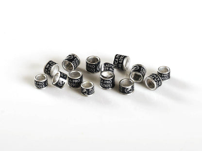 Wholesale Bulk Aluminum Base Plastic Coating Leg Bands, Blank Color Bands, Racing Bands, Hatching Bands