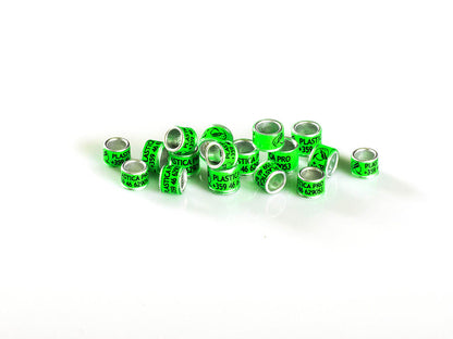 Wholesale Bulk Aluminum Base Plastic Coating Leg Bands, Blank Color Bands, Racing Bands, Hatching Bands