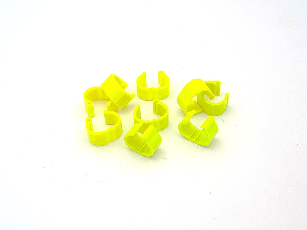 Wholesale Bulk Plastic Leg Bands, Blank Color Bands, Racing Bands, Hatching Bands - Open Rings