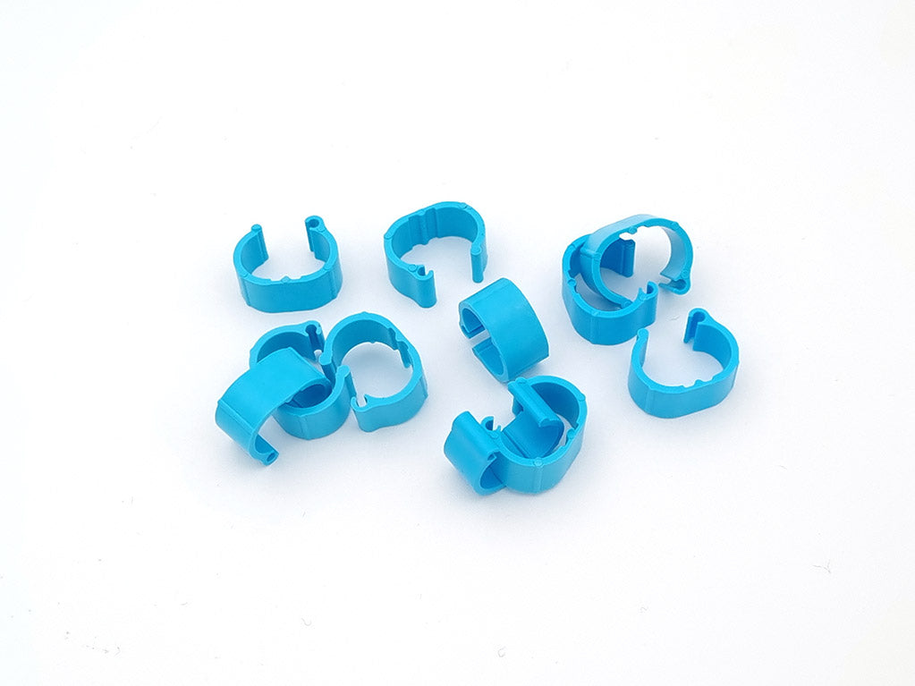Wholesale Bulk Plastic Leg Bands, Blank Color Bands, Racing Bands, Hatching Bands - Open Rings