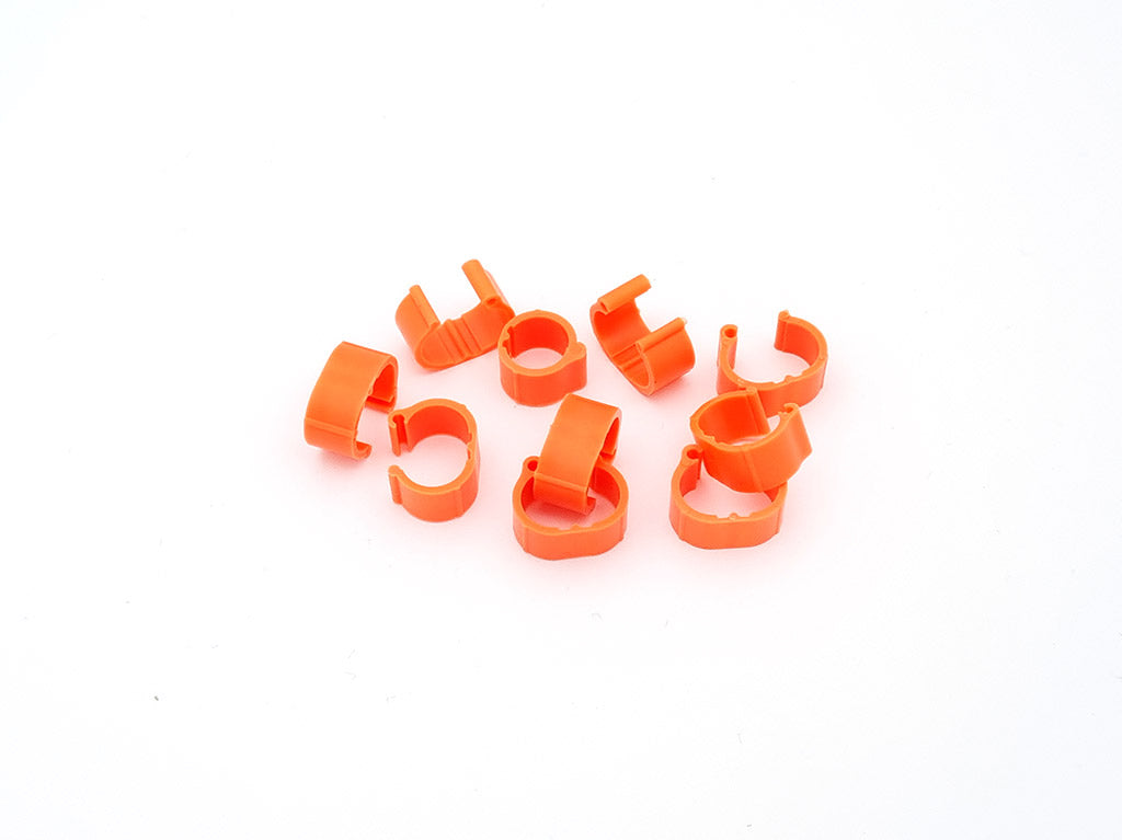 Wholesale Bulk Plastic Leg Bands, Blank Color Bands, Racing Bands, Hatching Bands - Open Rings