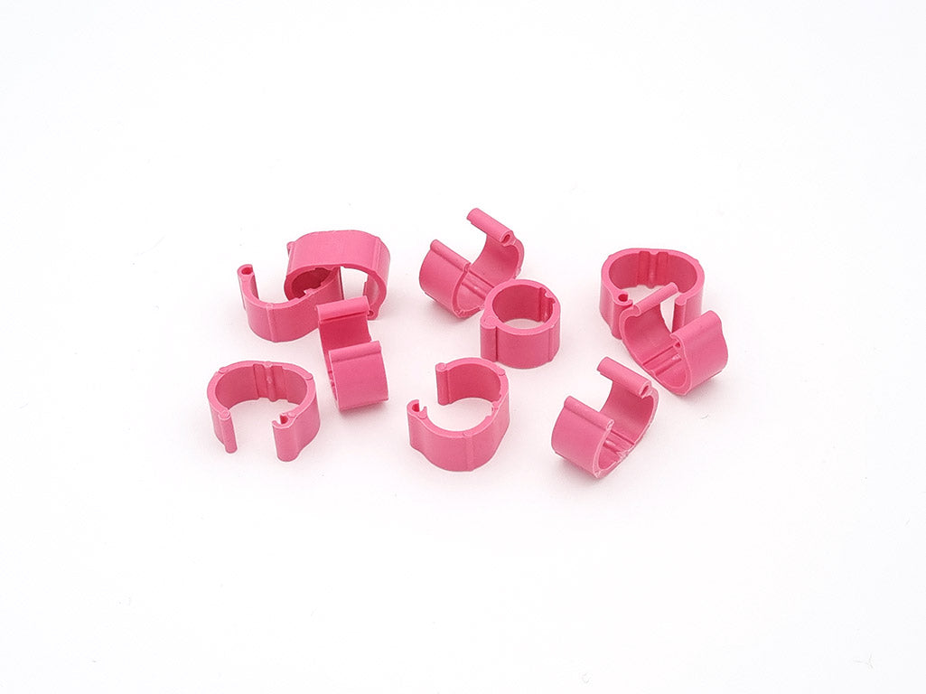 Wholesale Bulk Plastic Leg Bands, Blank Color Bands, Racing Bands, Hatching Bands - Open Rings