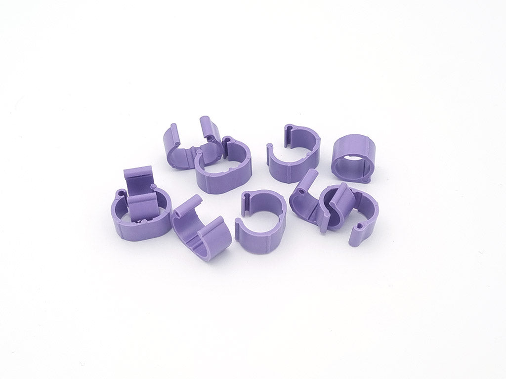 Wholesale Bulk Plastic Leg Bands, Blank Color Bands, Racing Bands, Hatching Bands - Open Rings