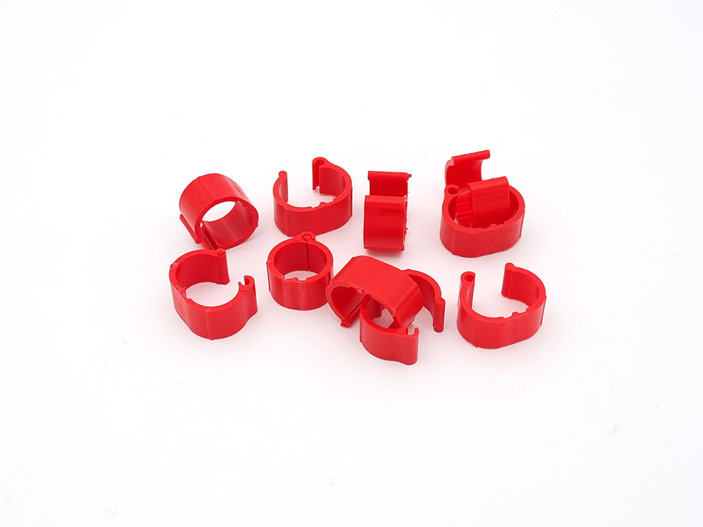 Wholesale Bulk Plastic Leg Bands, Blank Color Bands, Racing Bands, Hatching Bands - Open Rings