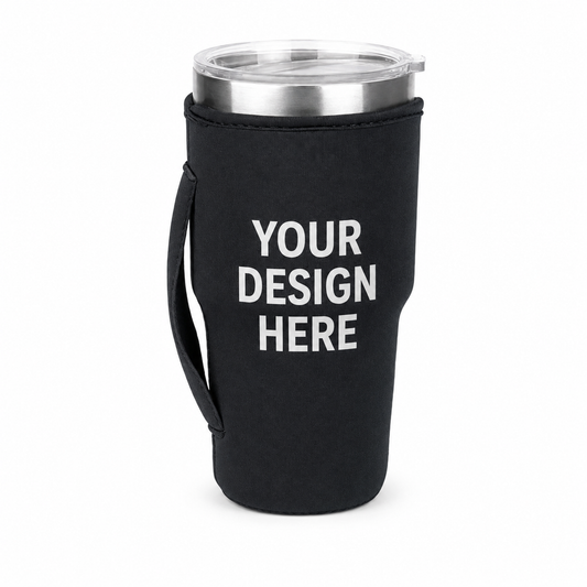 Custom Logo Neoprene Insulated Tumbler Sleeves for 30–32 oz Cups – Hot & Cold Beverage Holder
