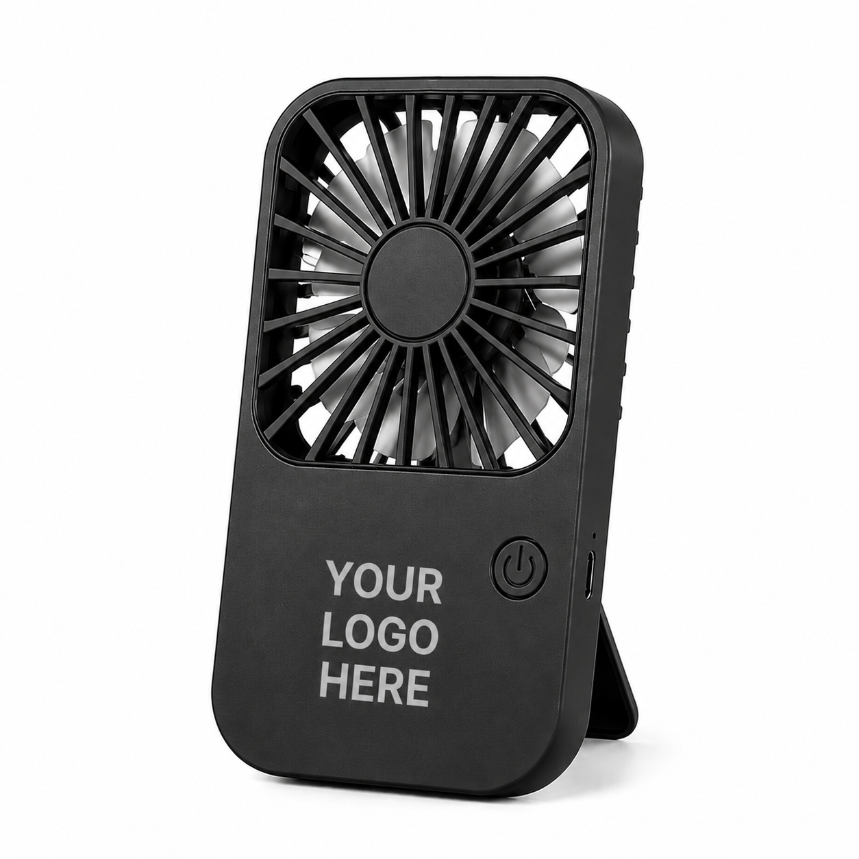 Custom Logo Rechargeable Handheld & Desktop Mini Fan
