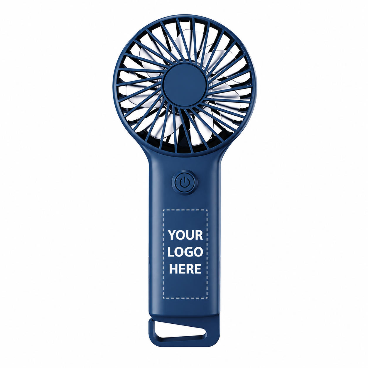 Custom Logo Rechargeable Handheld & Desktop Mini Fan with Built-in Stand