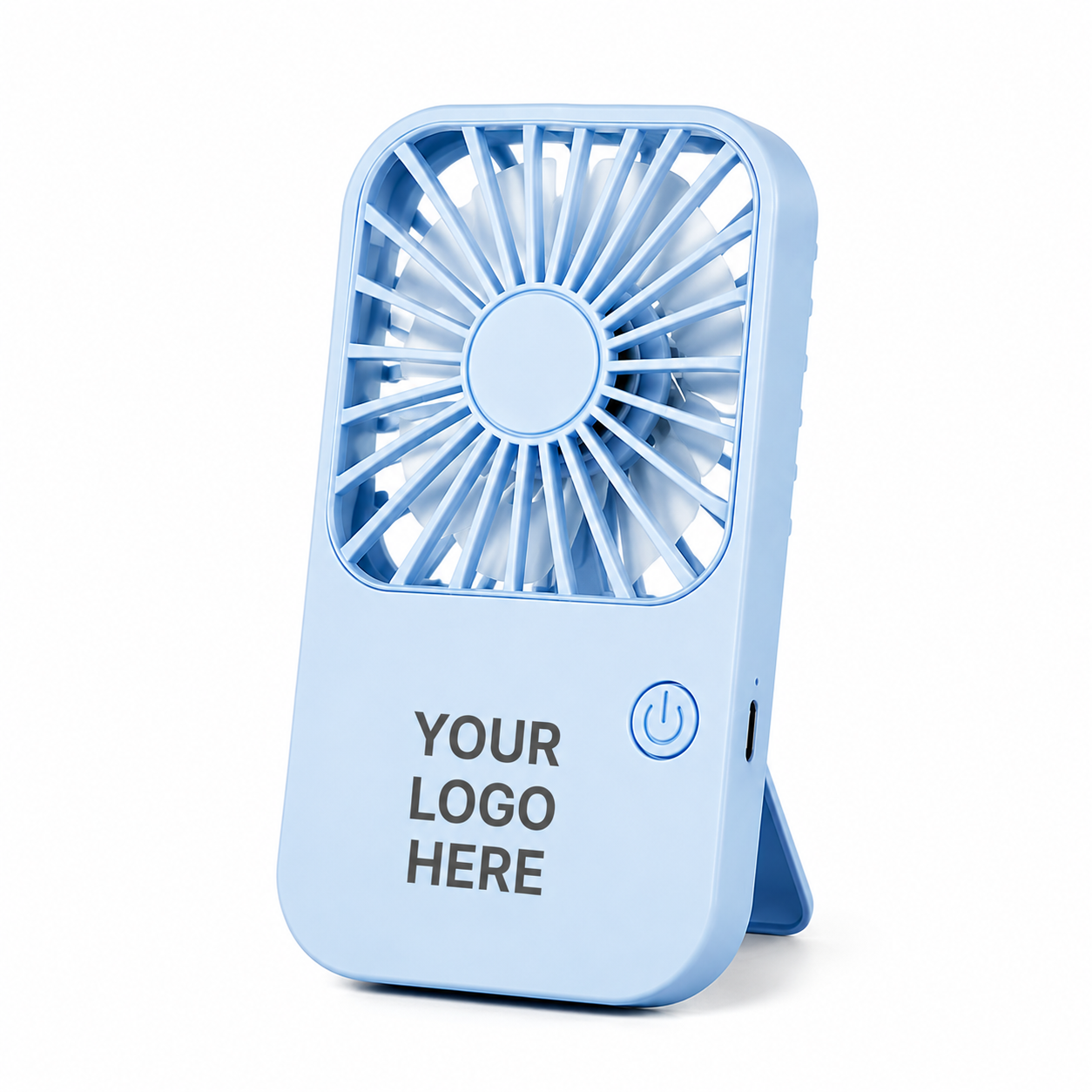 Custom Logo Rechargeable Handheld & Desktop Mini Fan