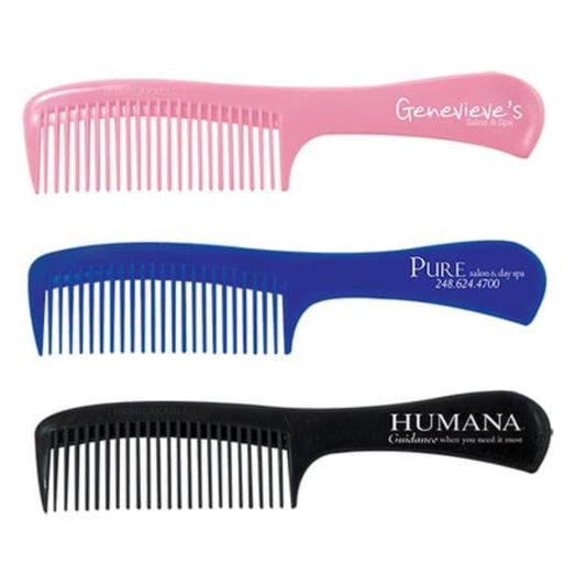 Custom Logo Hair Combs Personalized Boutique Hair Combs