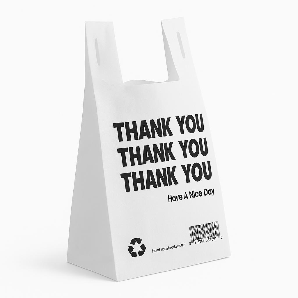 Bulk Thank You Shopping Tote Bags, Wholesale Thank You Tote Bags