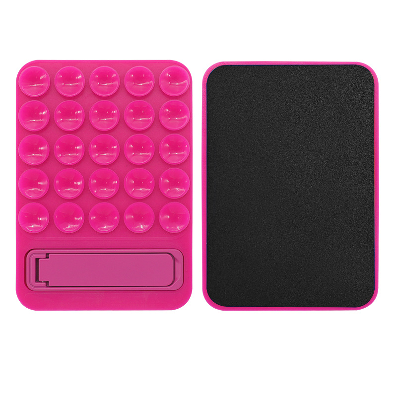 Custom Logo Silicone Suction Cup Phone Stand – Portable Folding Phone Holder