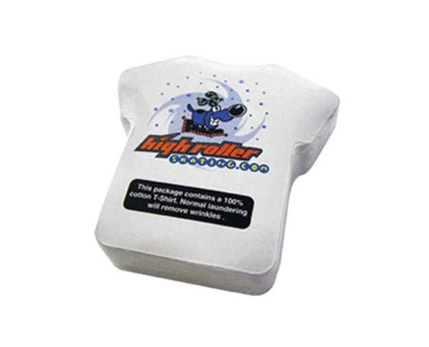 Custom Compressed T-shirts, Printed Custom Shape Pressed T-shirts