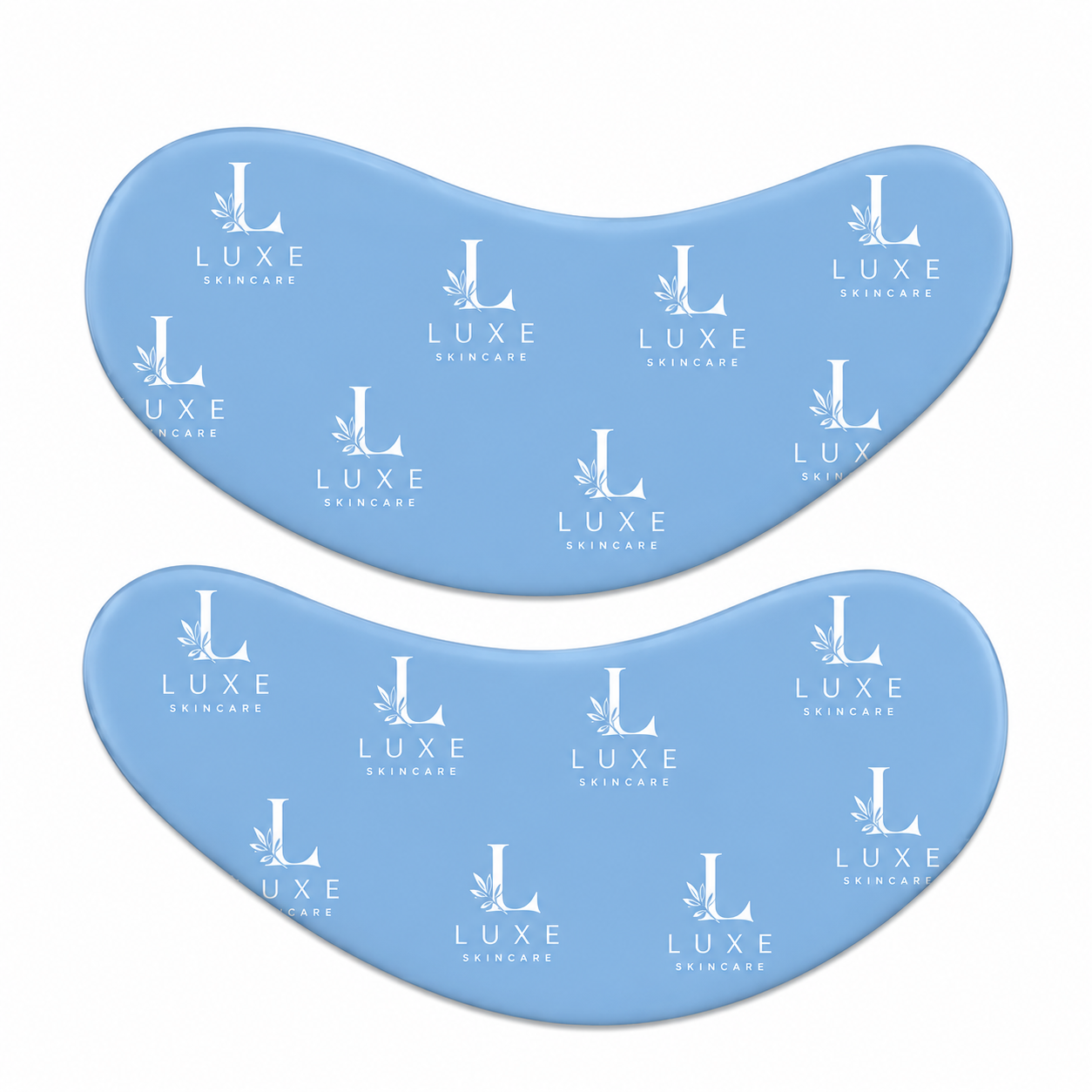 Custom Logo Reusable Silicone Eye Patches, Personalized Under Eye Patches