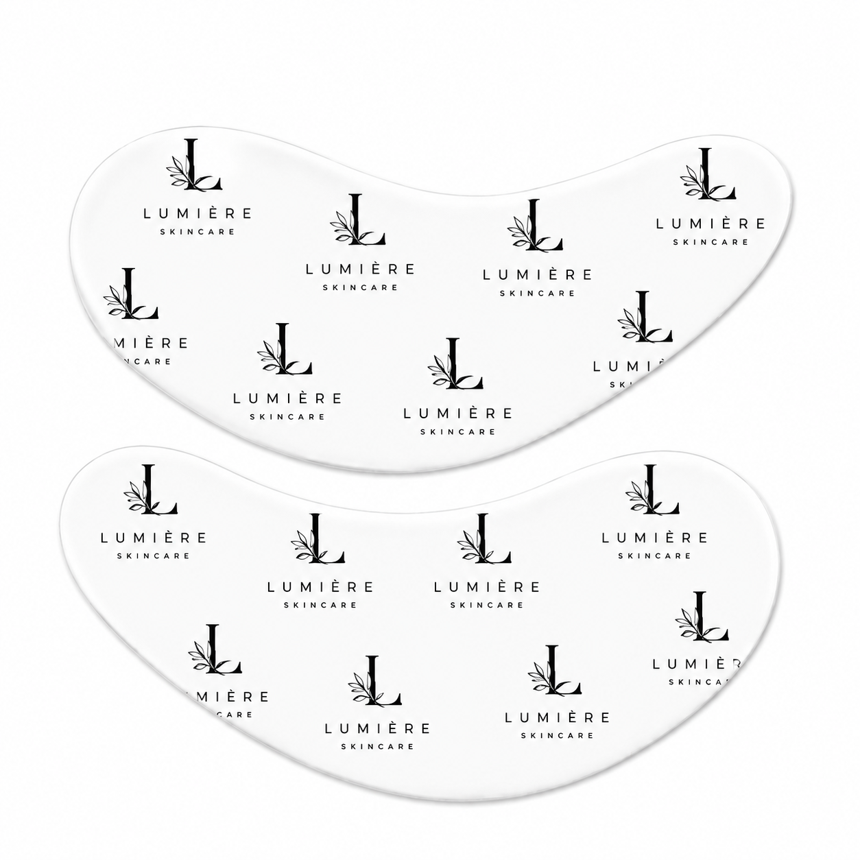 Custom Logo Reusable Silicone Eye Patches, Personalized Under Eye Patches